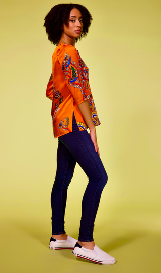 Tejasvi: The Fitted Tunic  Definition: Vibrant