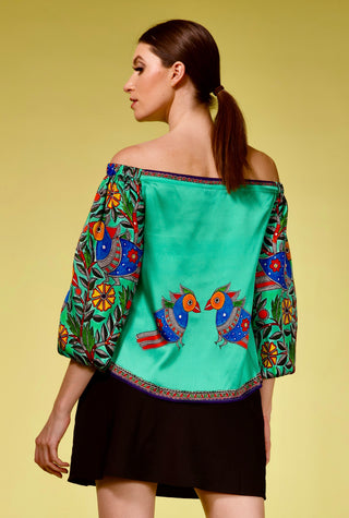 Maya: The Off-the-Shoulder Blouse Definition: Magical Mystical Power - Satya Print