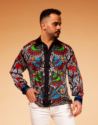 Shiva Men's Shirt –  Sattvic with a collar